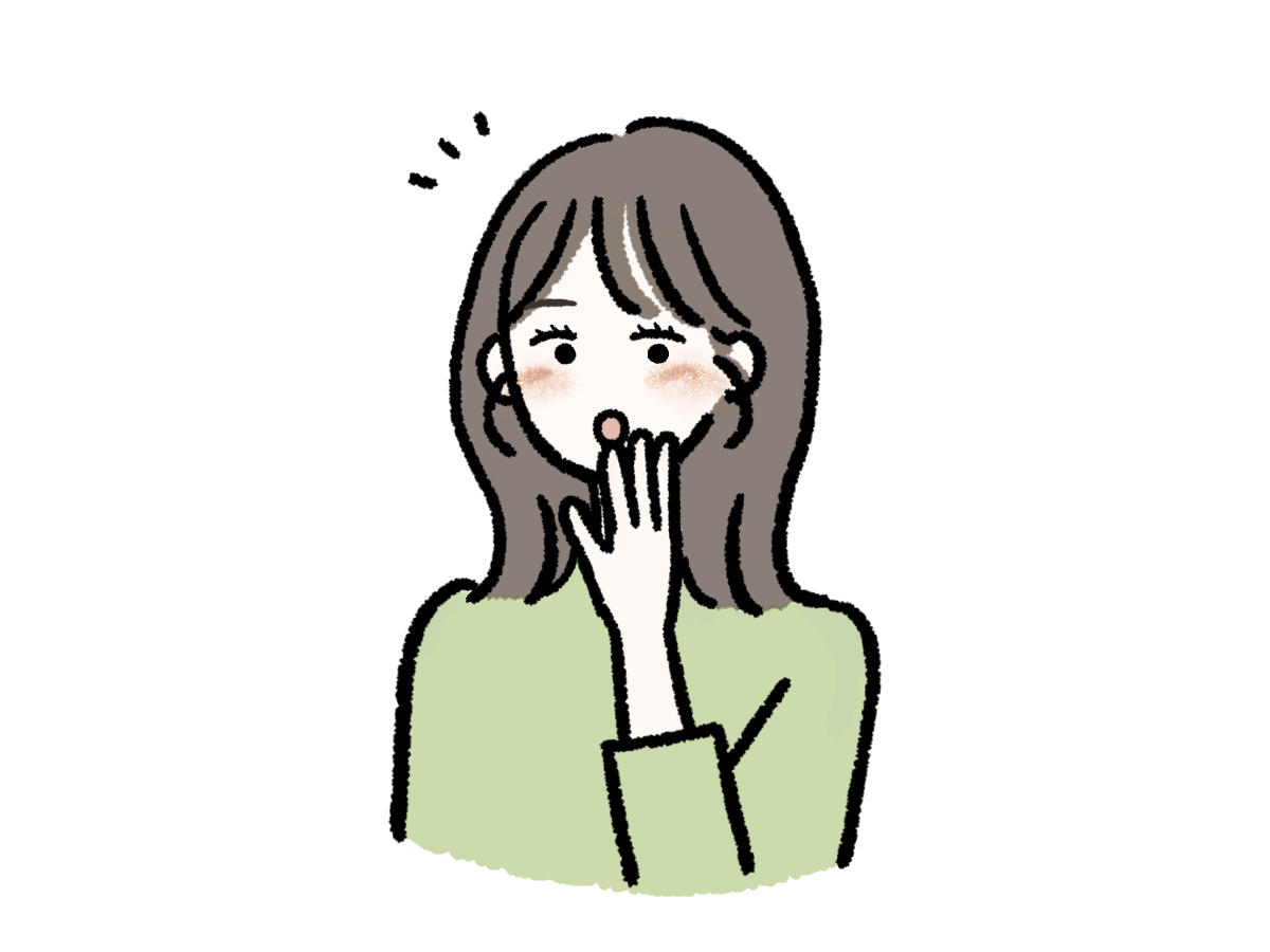 初体験で声が出る・出ないといった身体の反応の違いをイメージした図